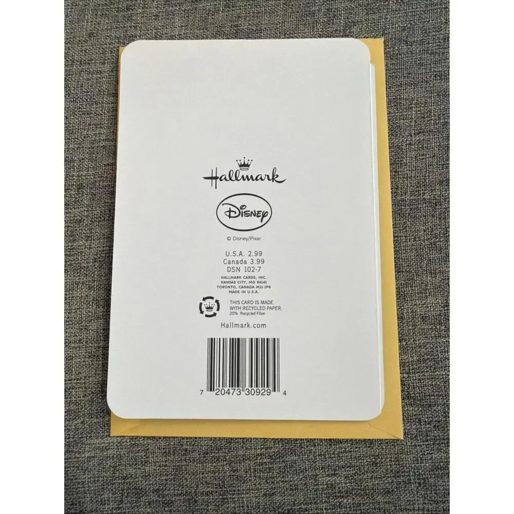 Hallmark Disney Birthday Greeting Card Finding Memo Dory Belated Birthday